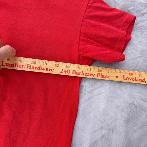 Vintage 1970's Alabama Crimson Roll Tide Red White Football Tee Shirt Sz XS VTG - Picture 8 of 10